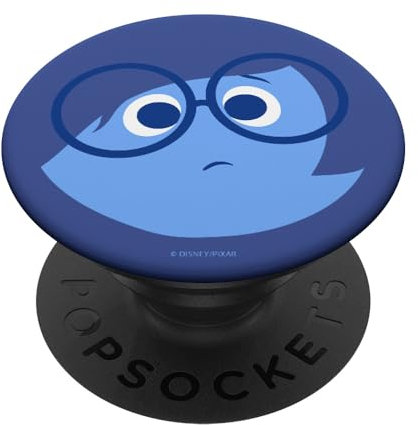Disney Pixar Inside Out Sadness Big Face PopSockets mit austauschbarem PopGrip