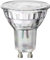 ledscom.de GU10 LED Leuchtmittel, PAR16, weiß (4000 K), 5,3 W, 504lm, 44°, Reflektorspiegel (silber)