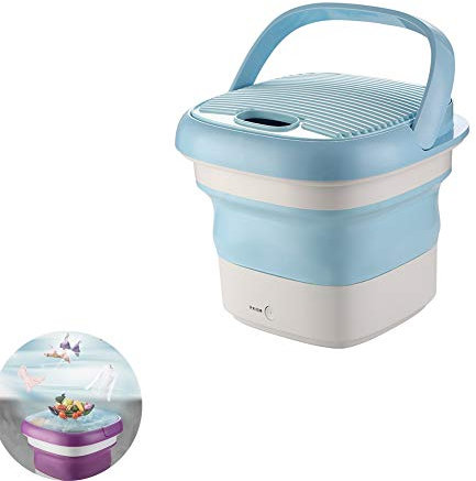 MNSSRN Semi-Automatique Machine à Laver USB, Mini Portable sous Pliable Culottes Chaussettes de Fruits et légumes Nettoyage Multifonctions Machine Turbo Machine à Laver
