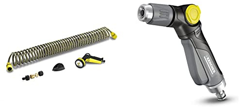 Kärcher Set de manguera espiral 10m (2.645-178.0) + Pistola de riego Premium metal (2.645-270.0)
