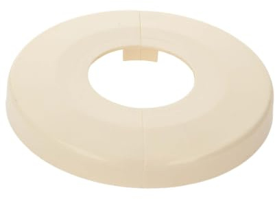 tecuro Scharnierrosette Ø 34 mm x Ø 85 mm x 8 mm - Kunststoff ABS weiß