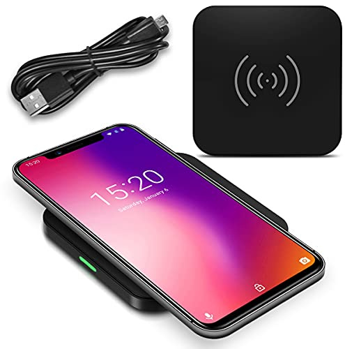 QI Wireless Ladestation kompatibel für Umidigi One Pro Kabellos Charger Induktives Universal Schnellladegerät
