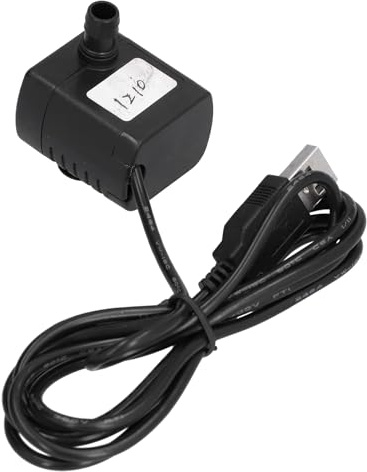 DC 12V Wasserpumpe Klein Springbrunnenpumpe Aquarium Pumpe 170L/H DC Wasserdichte Tauchpumpe Aquariumpumpe mit USB-Stecker für Aquarien Brunnen