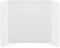 Pronomic AS-180D Acoustic Shield Acryl-Display - Schallschutz-Element, Klangreflektor & Hygiene-Blende für Konzert, Probe, Unterricht etc. - Mobil platzierbar - 540 x 430 mm