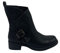 STILL Stivaletto Stivali Scarpe Donna Traforato Moda Tacco Basso Tronchetto Nero 39 Nero