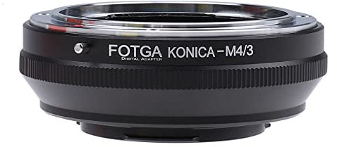 Fotga Objektivadapter-Konverter für Konica AR Mount Objektiv auf M4/3 Micro Four Thirds MFT spiegellose Kameras, für Panasonic GH5 GH6 GF6 G100 GF10 GX9 GX85 Olympus OM-1 E-M1 E-M10 III E-P7 E-PL8/9
