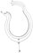 Banemi Kette Anhänger Gold, Layer Kette 3-Layered Schlangenkette Strass Choker für Teens Mädchen Frauen