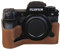 Rieibi X-H2S/ X-H2 Case - Quality PU Leather Half Case for Fujifilm XH2S/ XH2 Mirrorless Digital Camera - Body Protective Grip Case for Fuji XH2s XH2 - Coffee
