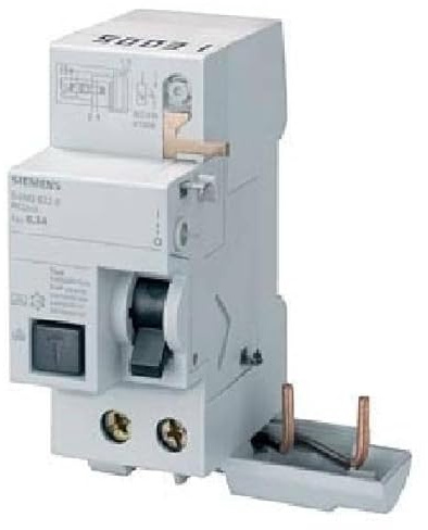 SIEMENS BLOC DIFFÉRENTIEL 2P 500MA AC TYPE 0.3-63A 5SM2725-0