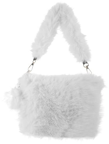 PACKOVE Damen Taschen 1 STK Plüsch Kleine Quadratische Tasche Damen Tasche Schultertasche Stylische Damentasche Plüschtasche Modische Tasche Umhängetasche Fell Mode Schulter