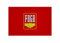 U24 Aufnäher DDR FDGB Fahne Flagge Aufbügler Patch 9 x 6 cm