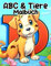 ABC & Tiere Malbuch: 50 Seiten mit kinderfreundlichen Illustrationen zum Ausmalen, perfekt als Geburtstagsgeschenke oder zum Stressabbau!