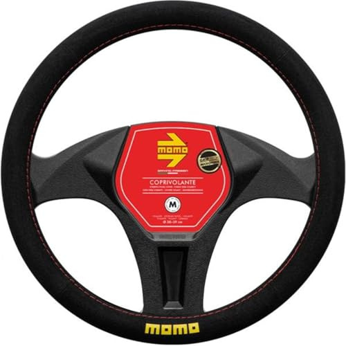 Momo Refial Lenkradbezug Easy Mikrofaser schwarz 38-39 cm