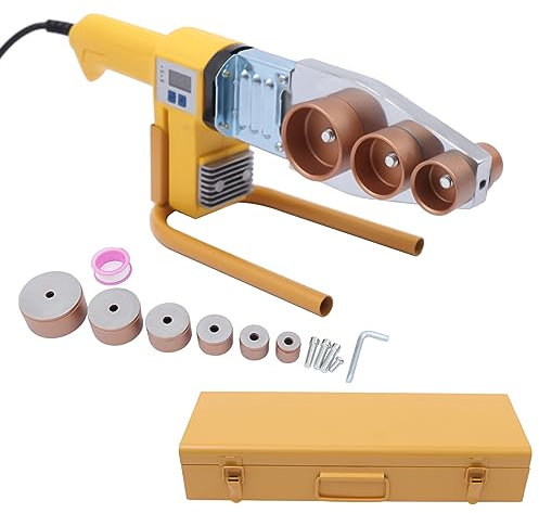 Saldatrice a manicotto, con display digitale, saldatrice per tubi, 20-63 mm, in plastica, per PPR PE PP 1000 W