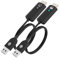 eppfun HDMI senza FI, Trasmettitore e Ricevitore HDMI Wireless 1080P, per Trasmettere video e audio da un Laptop/PC a un Proiettore/Monitor/TV, Nero