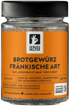 Bremer Gewürzhandel Brotgewürz fränkische Art, gemahlen, Gewürzmischung für würziges selbstgebackenes Brot, 50g im Glas