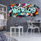 tjapalo® vz82 Graffiti Wandtattoo Graffiti Name Wandtattoo Kinderzimmer Name Bilder personalisiert Jugendzimmer Deko personalisiert Wanddeko Kinderzimmer, Formatvorlagen Name: D vz82