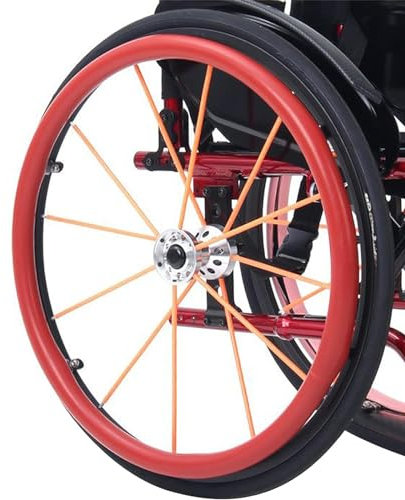 GImLy Rollstuhl Schiebefelgen Abdeckungen 1 Paarrutschfeste Verschleißfeste Silikon Rollstuhl Schutzabdeckung 22/24-Zoll Rollstuhl Greifreifen Abdeckungen Verbessert Griffigkeit,A,22inch