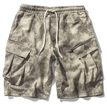 Sommer-Camouflage-Shorts für Herren, Baggy-Cargo-Viertelhose mit großen Taschen Jagdbekleidung Herren (Camouflage, XXL)
