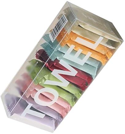 Lot de 14 tablettes de serviettes compressées en coton compressé | Gants de toilette doux pour le visage | Serviettes de voyage compressées | Gants de toilette haute absorption | Fournitures de voyage