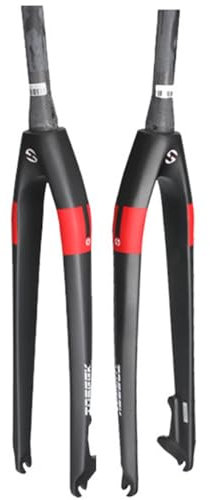 26/27.5/29u201d Mountain Bike Rigid Forks Carbon Fiber Disc Brake Rigid Forks 28.6mm Tapered Tube Superlight Mountain Bike Front Forks