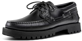 Camper 15233 Nautico Zapatos de Cordones Hombre Negro