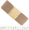 Sandras-Bastelladen Jersey Schrägband/Einfassband elastisch & gefalzt 3m x 20mm - 100% Viskose Toffee