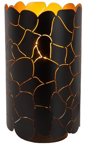 LUCIDE ALMELO - Tischlampe - Ø 15 cm - 1xE27 - Schwarz