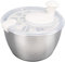 Centrifuga per Insalata in Acciaio Inossidabile, Lavaverdure di Grande capacità, Essiccatore per Verdure da 5 Litri, Base Antiscivolo, per Insalate, Verdure, Frutta