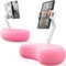 SAIJI Tablet Kissen Halter, 360° Verstellbarer Kindle Halter ipad Halterung Bett mit flexiblem doppelachsigem Arm, Tablet Halterung für iPad, iPhone, Kindle und alle Geräte von 4,7-15,6 (Rosa)