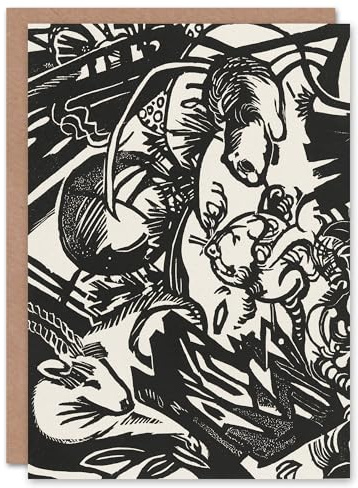 Artery8 Franz Marc Art Card Animal Legend Tierlegende Landscape