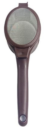 Cuchara coladora de té con asa para colgar, cuchara de filtro de polvo en cápsulas de café, textura adecuada para café