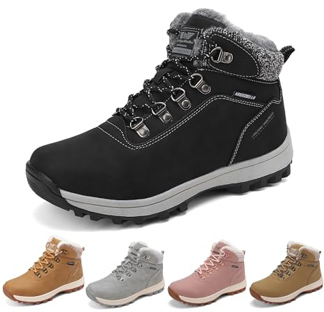 ARRIGO BELLO Winterschuhe Damen Boots Stiefeletten Winterstiefel Gefüttert | Winterboots, Warme Stiefel, Rutschfest, Arbeiten, Wandern, Mode, Freizeit, Größe EU 36-41