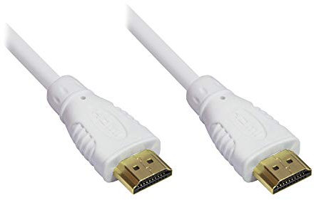 Alcasa 5m, HDMI câble HDMI HDMI Type A (Standard) Blanc - Alcasa 5m, HDMI, 5 m, HDMI Type A (Standard), HDMI Type A (Standard), Compatibilité 3D, Canal de retour audio (ARC, Audio Return Channel),