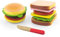VIGA Hamburger e Sandwich di Legno, Colore Marrone, 50810
