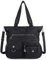 Angel Kiss börsen Handtaschen für Frauen PU Tote Satchel Taschen für Frauen Taschen Schultertaschen XS160500, Schwarz (schwarz), Medium