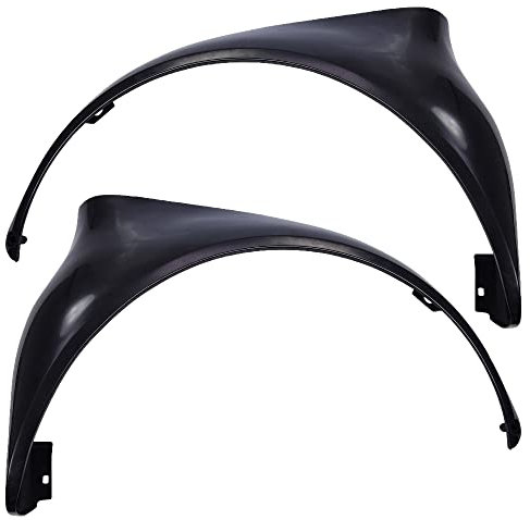 BESTPRICE 1x Kotflügel hinten rechts, 1x Kotflügel hinten links Kompatibel mit SMART CITY-COUPE (450), FORTWO Coupe (450)