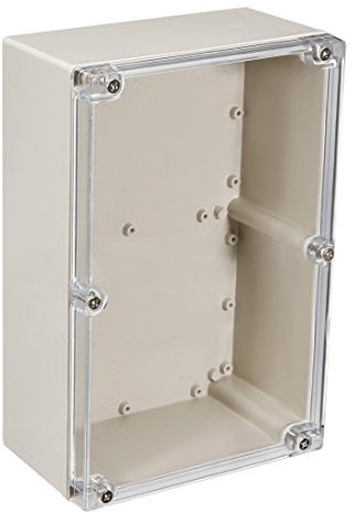 Sourcingmap 240x160x90mm/9.45x6.3x3.54inch Wateproof Electronic ABS Plastic DIY Junction Project Box Enclosure Case Outdoor/Indoor with Clear Cover