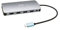 i-tec USB-C 3X Full HD Metall Nano Docking Station - 2X DisplayPort 1x HDMI 1x GLAN 1x USB-C 2X USB 3.1 2X USB 2.0 1x Audio mit Power Delivery 100W