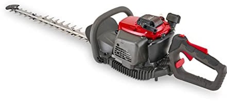 Mountfield MHT 2322 Petrol Fuel Powered Hedge Trimmer, For trimming garden hedges and bushes, 70cm dual action blades, 22.5cc 2-stroke petrol engine (Red)