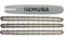 Nemura 35 cm Guida e set di 3 catene per motoseghe - Compatibile con le maglie di guida Stihl MS170, MS171, MS180, MS181-50 - Passo 3/8 LP - Calibro 1,1 mm - Ricambio - Marca francese