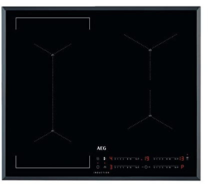 59cm 4 Zone Induction Hob with SenseBoil Black