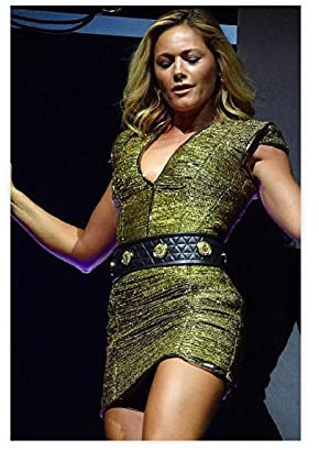 HUANGCHOU Sänger Helene Fischer 32 Leinwand-Poster, Schlafzimmerdekoration, Sportlandschaft, Bürozimmer, Dekoration, Geschenk, 40 x 60 cm, ohne Rahmen: