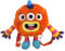 CYPBRANDS Momonsters Plüschrucksack 35 cm Offizielles Momonsters-Produkt, Huhu-Charakter, Orange