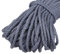 Uiopa Spago Juta 5mm x 10m, Spago Grosso Naturale Corda Canapa Colorato, 3 Fili Corda Iuta per Tiragraffi per Gatto, Artigianato Fai-da-Te, Giardinaggio, Decorazione Domestica (Grigio argento)