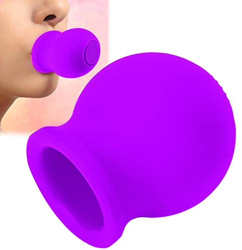 Lip Enhancer Plumper Device - Quick Lip Plumper Tool - Self Suction Plumping Device For Bigger Fuller Mouth Lips - Plump in Seconds - Natural Instant Lip Enhancement Tool for Women Girls (Purple)