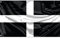 Flagge von Cornwall | Einzigartiger Designdruck | Hergestellt in der EU (90 x 150 cm)