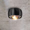 s.luce Beam LED Deckenleuchte mit Glaslinse Ø 8cm Deckenlampe Deckenspot Flurlampe, Farbe:Schwarz