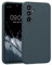 kwmobile Hülle kompatibel mit Samsung Galaxy A54 5G Hülle - A54 Case gummiert - Silikon Handyhülle - Schutzhülle Dunkler Schiefer