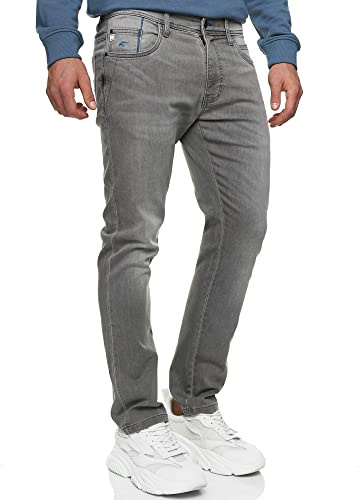Indicode Herren INCoil Jeanshose Denim Super Stretch aus 77% Baumwolle | Bequeme Stretch Jeans aus Baumwolle mit hoher Bewegungsfreiheit, Denim Jeans, Herrenjeans, Freizeithose, Stoffhose für Männer